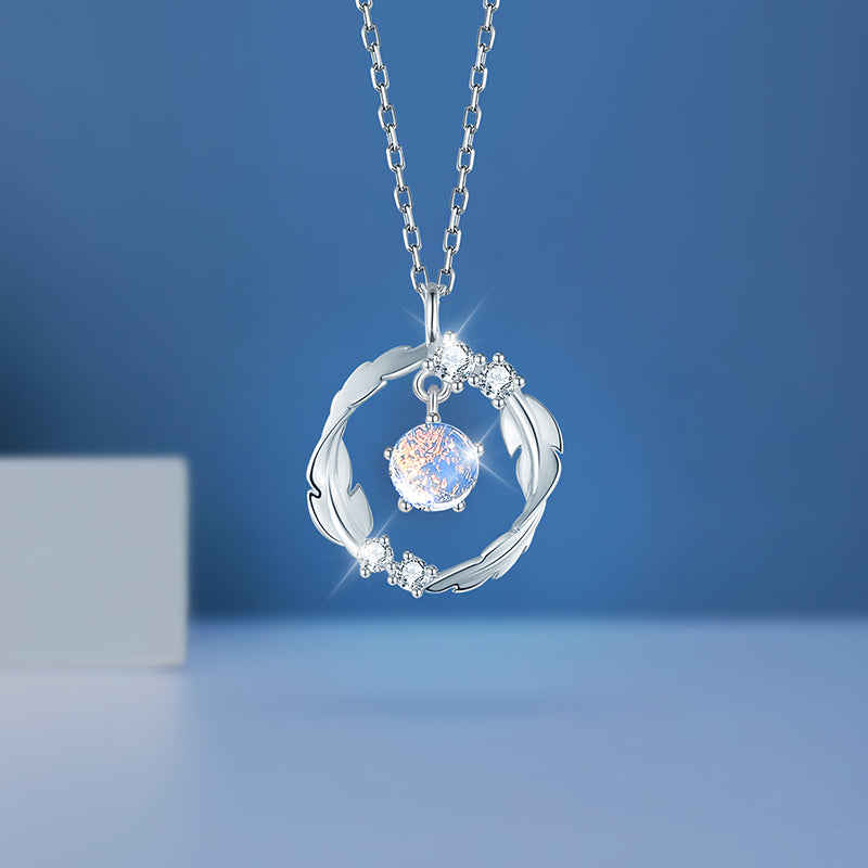 VANZECHY Starry Collection - New Moebius Ring Daily Necklace for Women 11J047