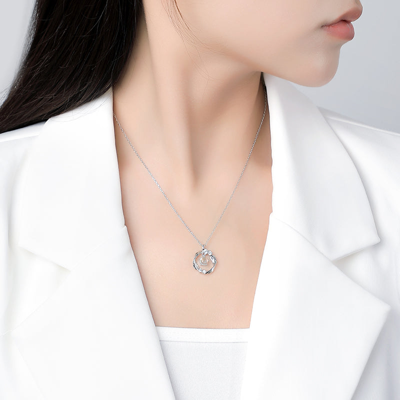 VANZECHY Starry Collection - New Moebius Ring Daily Necklace for Women 11J047