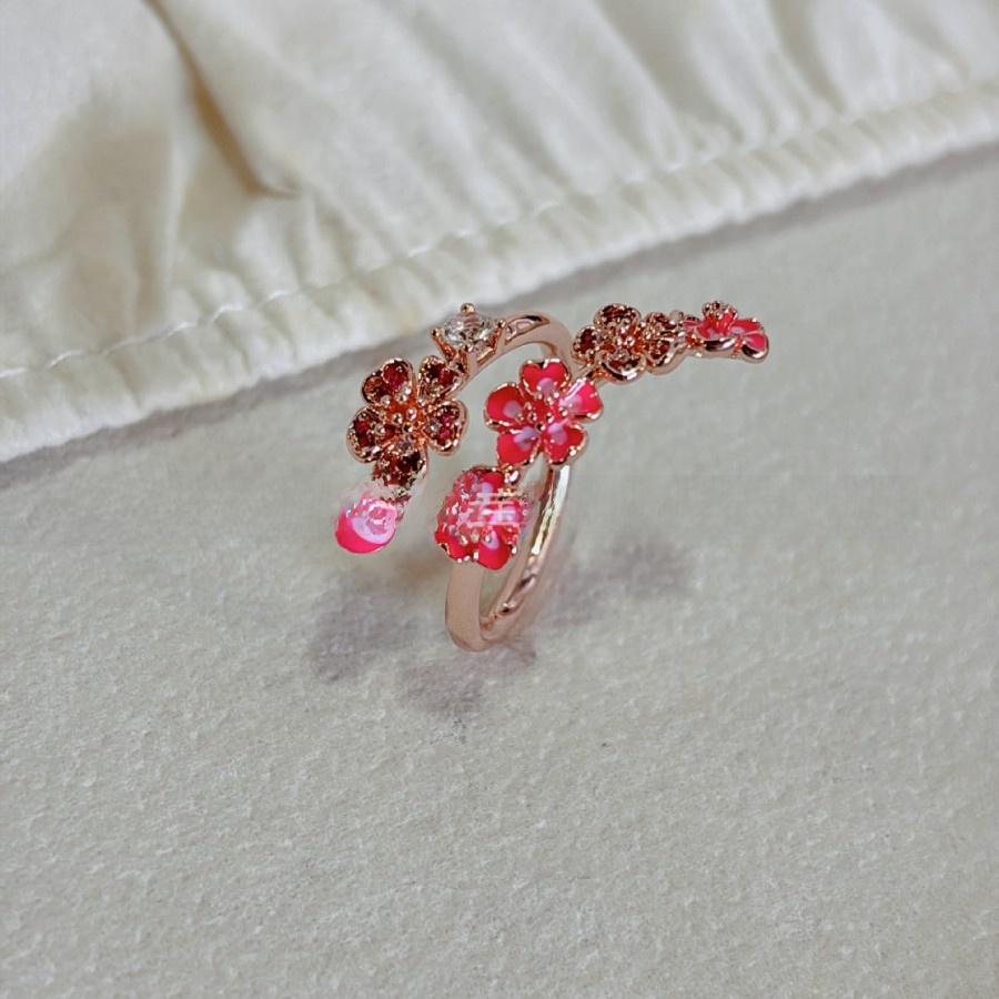 Rose Gold Classic Rose Gold Peach Blossom Ring for Women