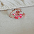 Rose Gold Classic Rose Gold Peach Blossom Ring for Women